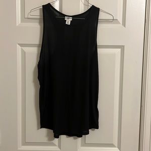 H&M Sport Active Sheer Racerback Tank Top M